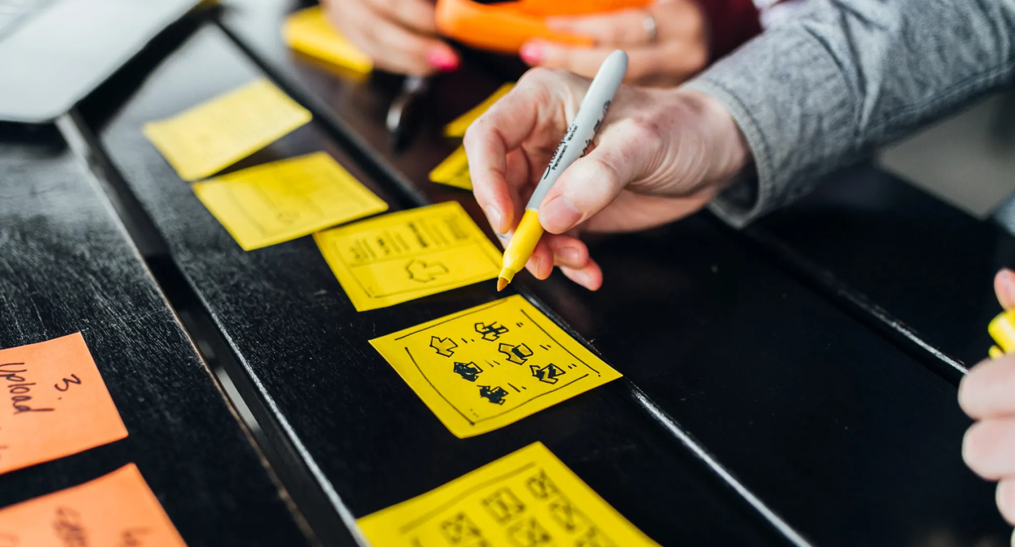 Design process and user flows